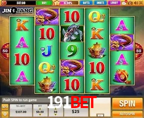 Slots com jackpots e giros grátis na 191bet